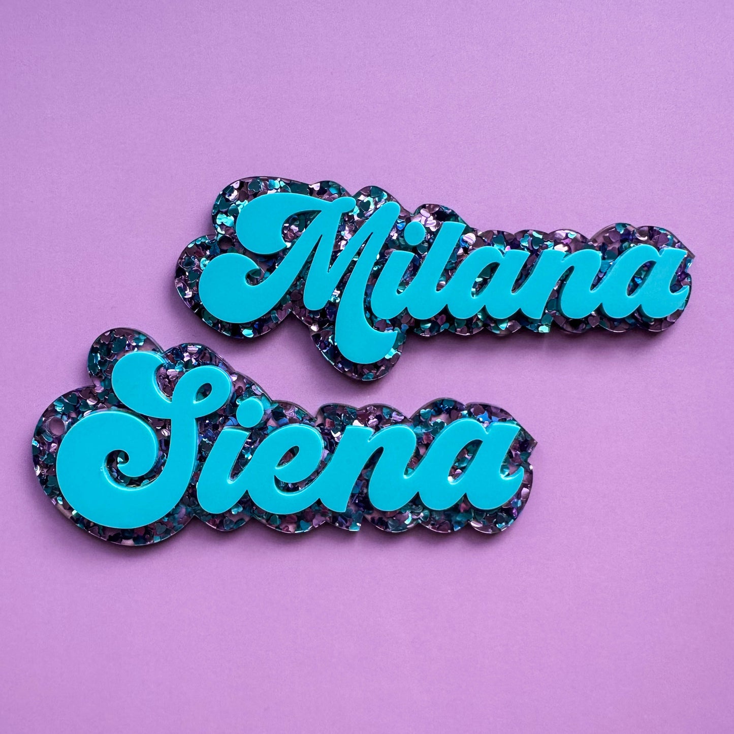 Glitterheart Breeze Name Tag