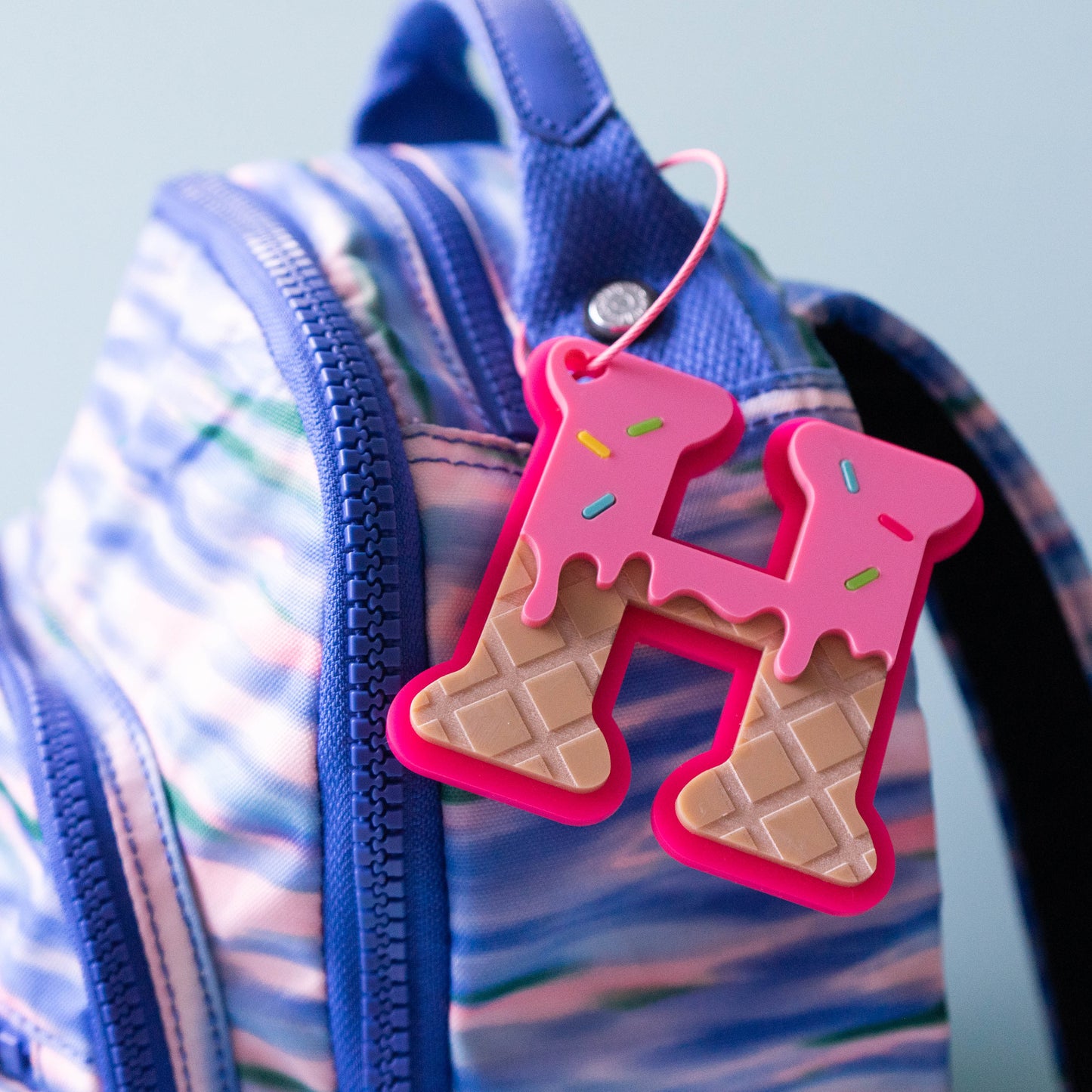 Sweet Treat Letter Tag – Ice Cream Drip Design